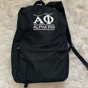 Alpha phi backpack